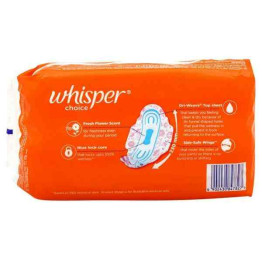 Whisper Choice Sanitary Napkin with Wings (XL) 20 pads 